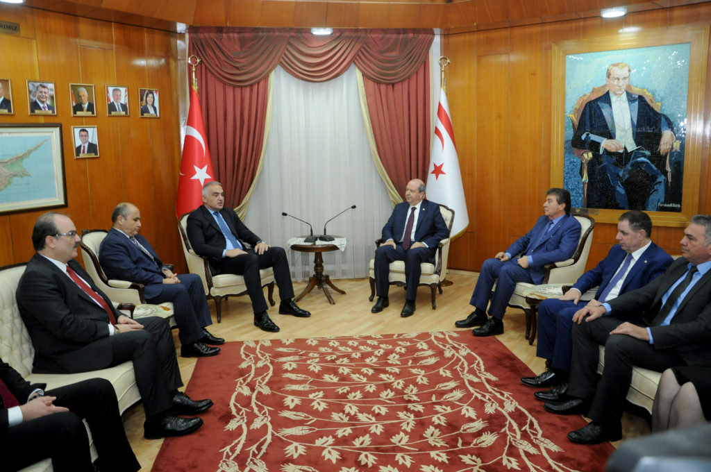 TC Kültür ve Turizm Bakanı Ersoy, Başbakan Tatar’ı ziyaret etti