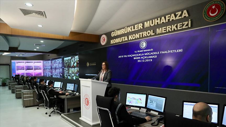 2019’da 3 milyar 107 milyon liralık uyuşturucu ve kaçak ticari eşya ele geçirildi