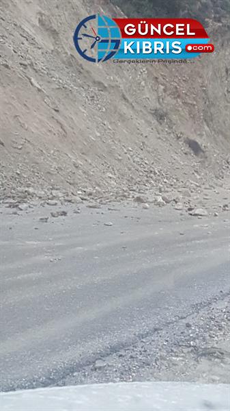 Polis’ten ardahan- kantara anayolu’nda toprak kayması uyarısı