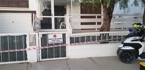 Gönyeli belediyesi, “renkli şatolar” adlı kreşi mühürledi