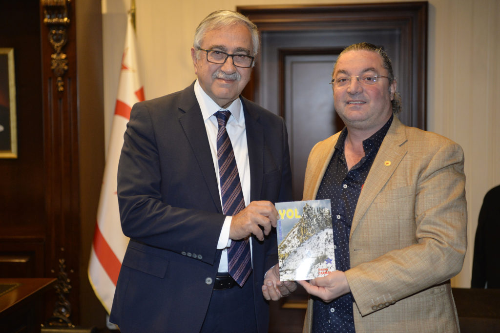 Cumhurbaşkanı Akıncı  Hasan Çakmak’ı kabul etti