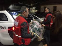 Kıbrıs Türk Kızılay Derneğinden mültecilere yardım