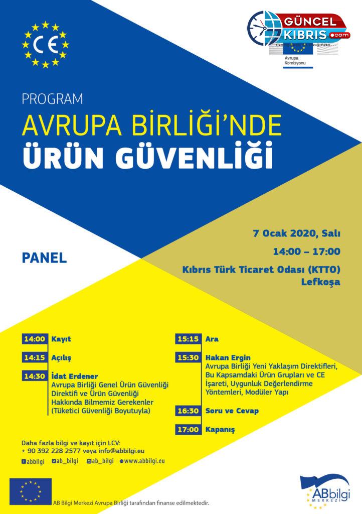 Yarın “Avrupa Birliği’nde ürün güvenliği” konulu panel gerçekleştirilecek