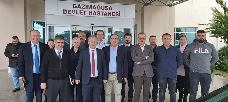 Sağlık Bakanı Pilli, Gazimağusa Devlet Hastanesi’ni ziyaret etti