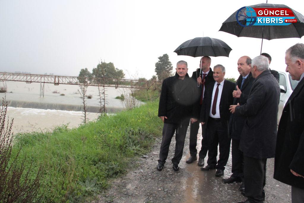 Başbakan Tatar, Güzelyurt ve çevresinde incelemelerde bulundu