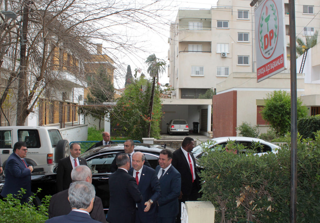 UBP heyeti DP’yi ziyaret etti