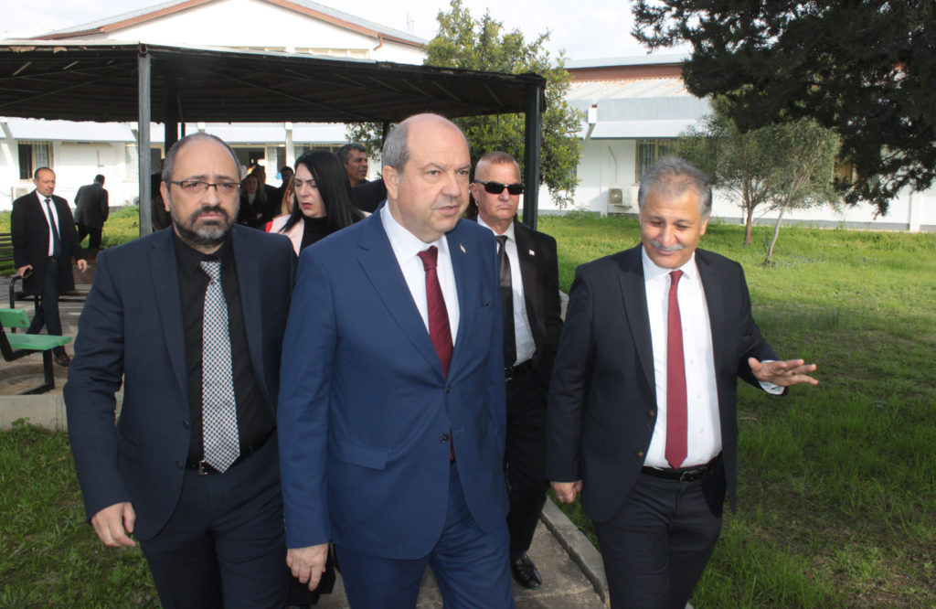 Başbakan Tatar, AMATEM’in inşa edileceği yerde incelemelerde bulundu