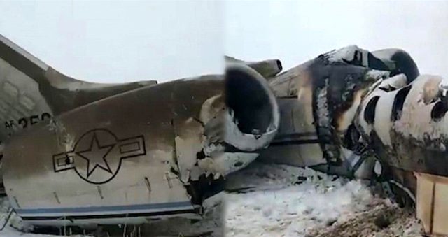 Taliban, ABD askeri personelini taşıyan uçağı düşürdü, kurtulan olmadı