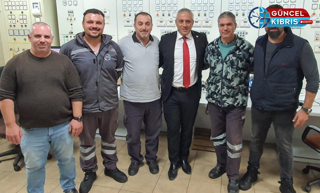 Taçoy,teknecik elektrik santralı’ndaki çalışanları ziyaret etti