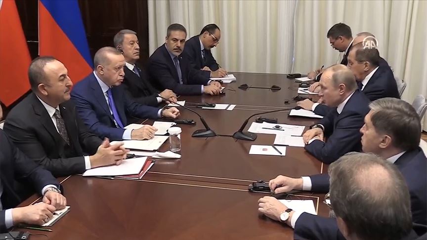 Berlin’de Cumhurbaşkanı Erdoğan ile Putin görüşmesi başladı