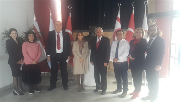 YÖDAK üyeleri Rauf Denktaş Üniversitesi’ni denetledi