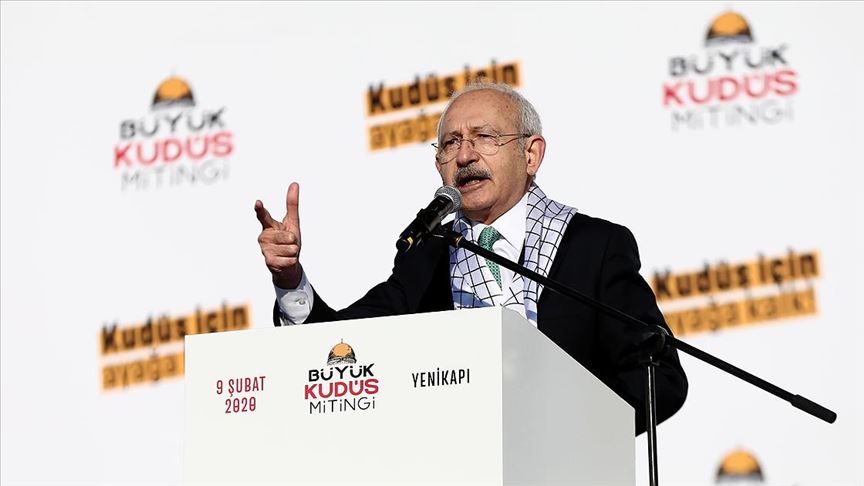 CHP Genel Başkanı Kılıçdaroğlu: Sözde barış planı yüzyılımızın Haçlı zihniyetidir
