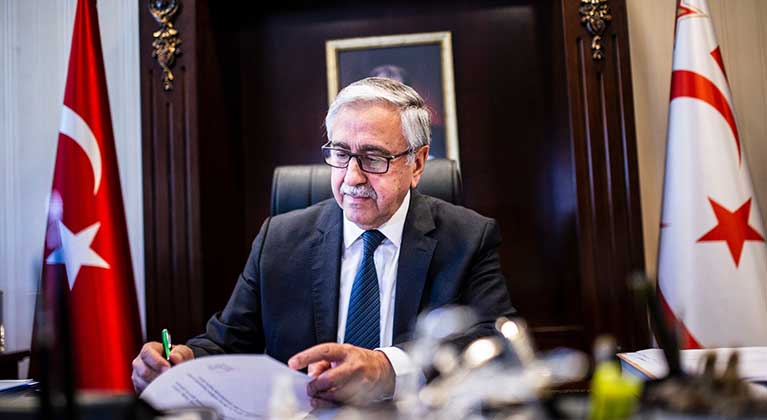 Cumhurbaşkanı Akıncı’dan şehitler için başsağlığı mesajı