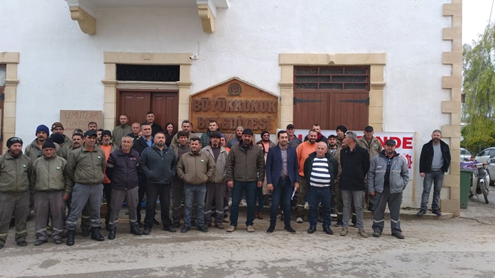 Devrimci Genel-İş sendikası Büyükkonuk Belediyesi’nde uyarı grevi yaptı