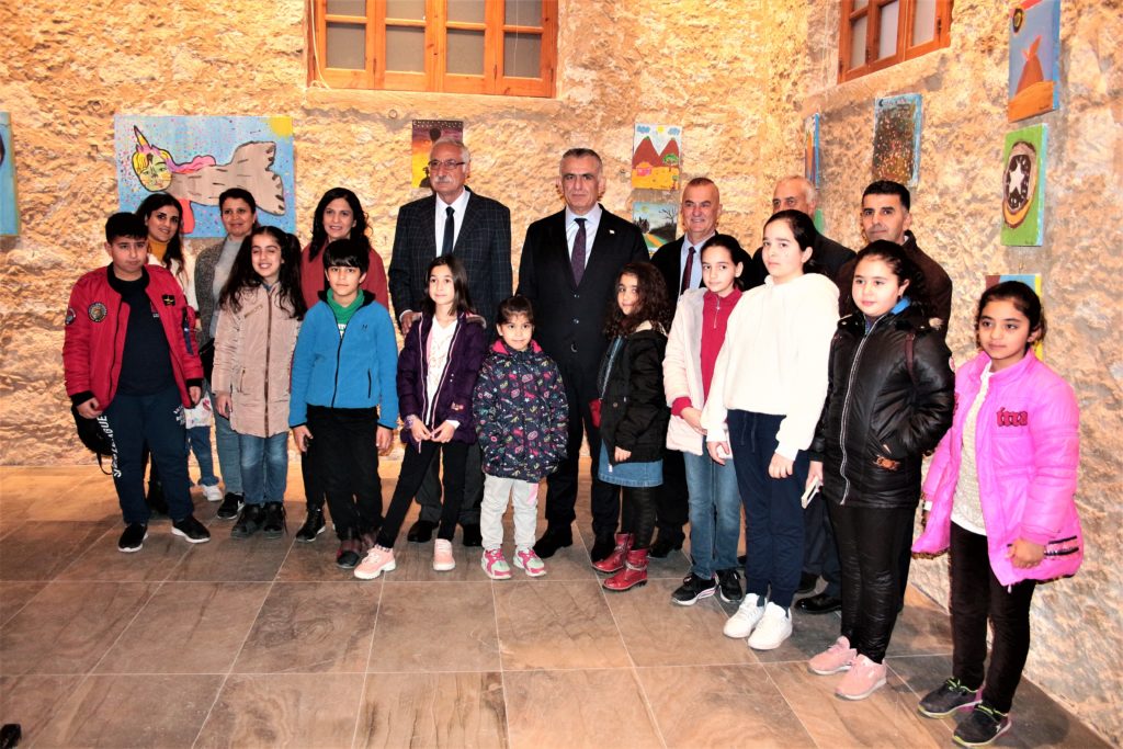 Maksimum sanat minimum risk sanat kampı 2020” sergisi açıldı