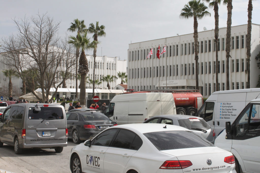 Müteahhitler Birliği eylemi devam ediyor