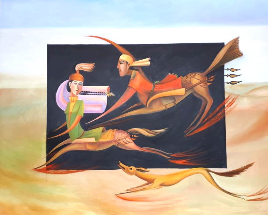 Kazakistanlı yedi sanatçıdan Kıbrıs modern sanat müzesi’nde karma sergi