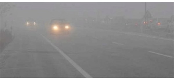 Ciklos’ta sis nedeniyle görüş mesafesi azaldı