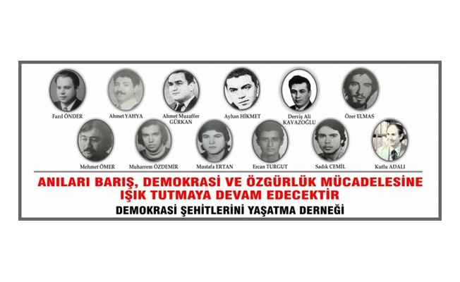 Demokrasi Şehitlerini Yaşatma Derneği kongresi yapıldı
