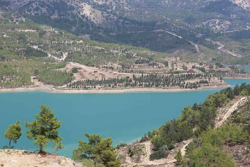 Geçitköy Baraj bölgesine bugün fidanlar dikiliyor