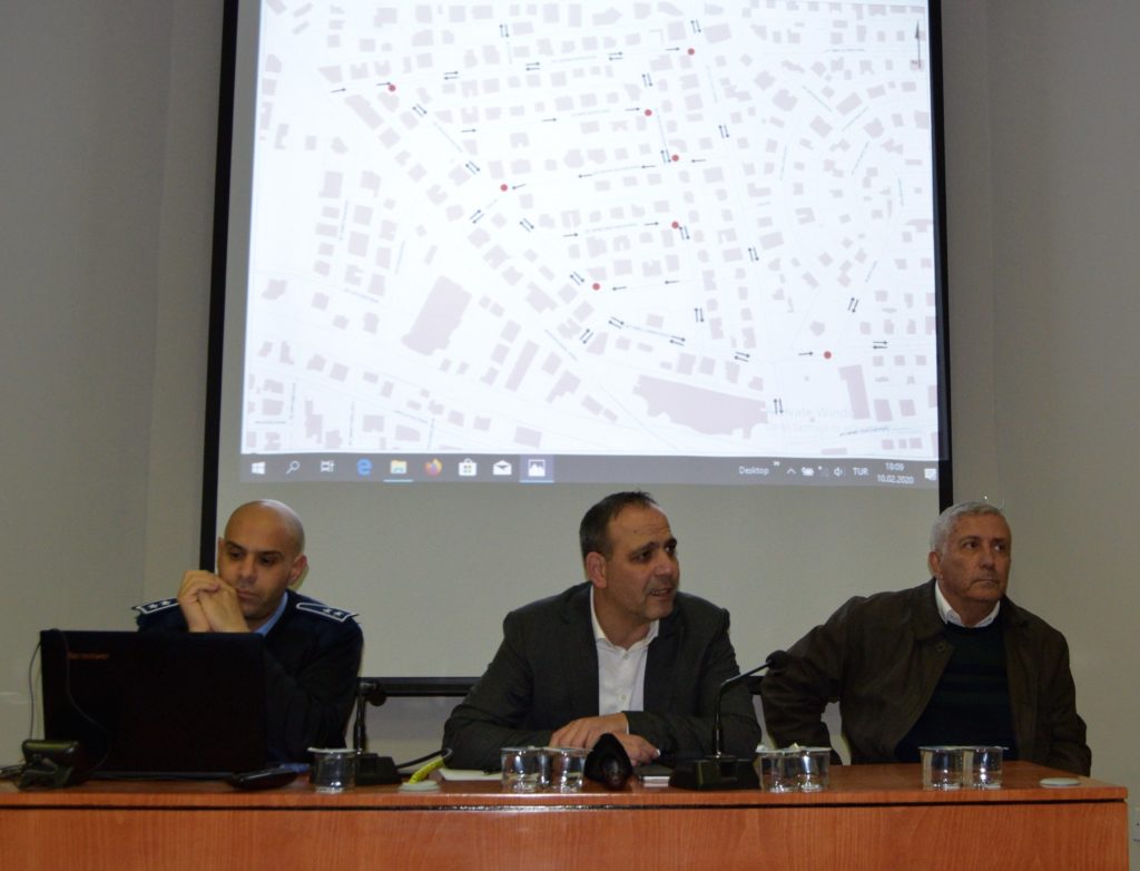 Harmancı Yenişehir esnafı ve bölge sakinleriyle bir araya