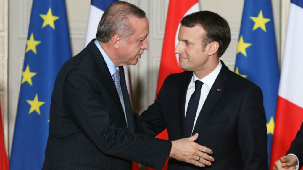 Macron’dan, Cumhurbaşkanı Erdoğan’a mektup