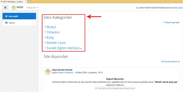 Eğitim Bakanlığı “Kesintisiz eğitim merkezi’ne girişte izlenecek adımlar”ı açıkladı