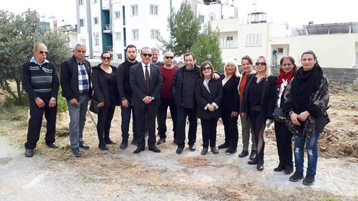 DP Merkez Kadın Örgütü Aydın Denktaş anısına 578 fidan dikti