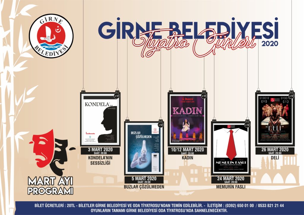 Girne Tiyatro günleri “Kondela’nın sessizliği” oyunuyla devam edecek