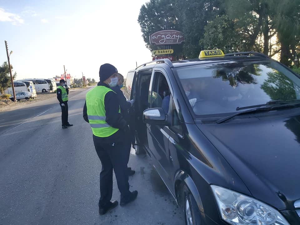 “Lefke ilçesine girişlerde kontroller yapılmaya başlandı”
