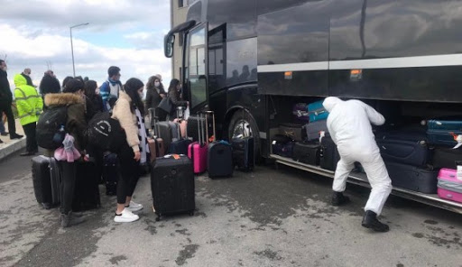 3 otelde karantinada olan öğrenciler bugün evlerine gidecek