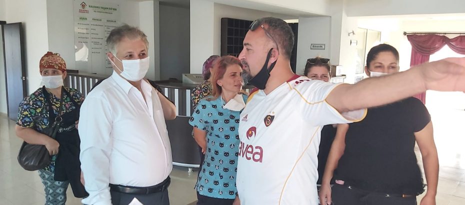 Kalkanlı Yaşam Evinde kalanların güvenli bölgeye taşınması gerçekleştirildi