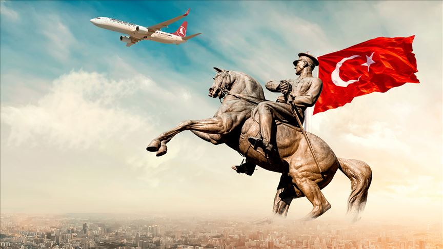 THY’nin 19 Mayıs özel uçuşu için 2,5 milyonu aşkın kişi hatıra bileti oluşturdu
