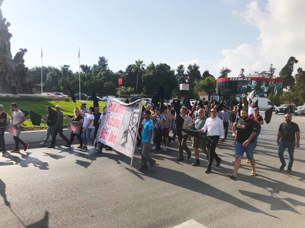 Birleşik Eylem Komitesi Gazimağusa’da da eylem yaptı