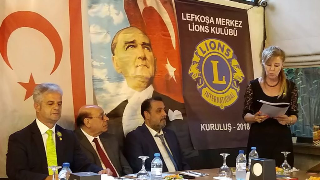 Lefkoşa Merkez Lions Kulübü’nün yeni başkanı Pervin Gürler