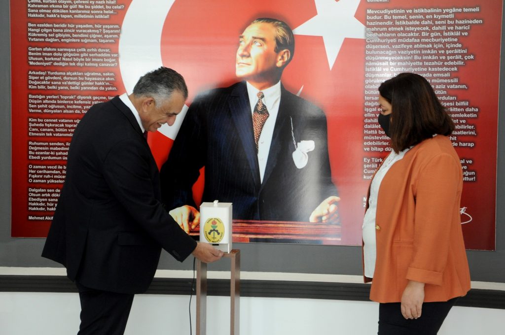 ‘Temassız El Dezenfektanı’nın tanıtımı yapıldı