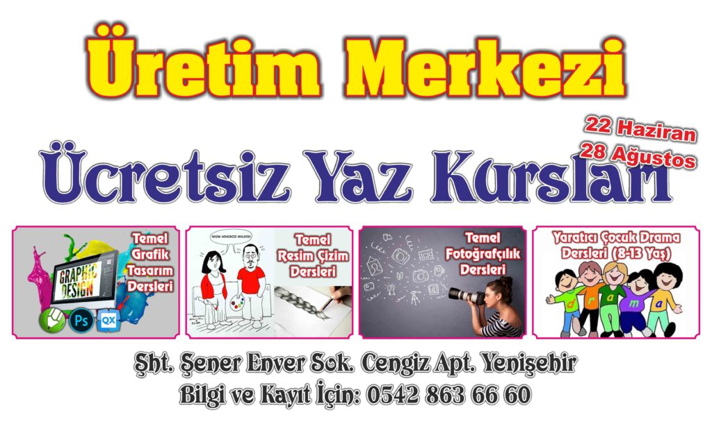 ‘Üretim Sokağı Kültür Merkezi’ yaz kursları başlıyor