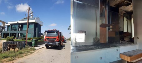 Gazimağusa’da yangın