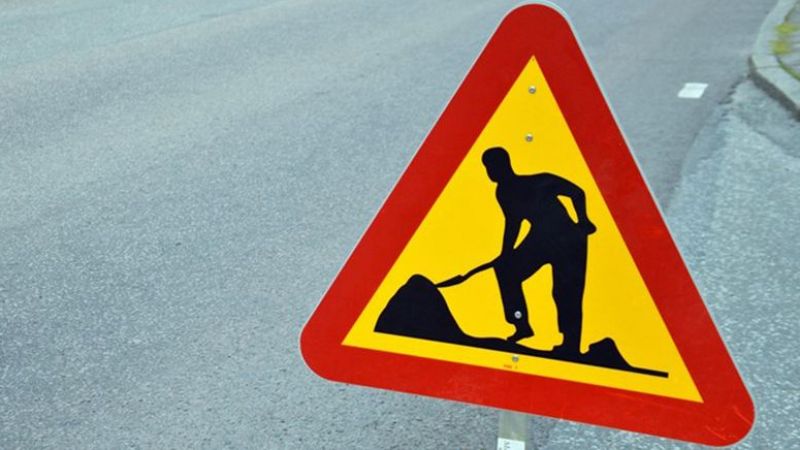 Dikkat!Girne-Alsancak yolunda yol çalışması