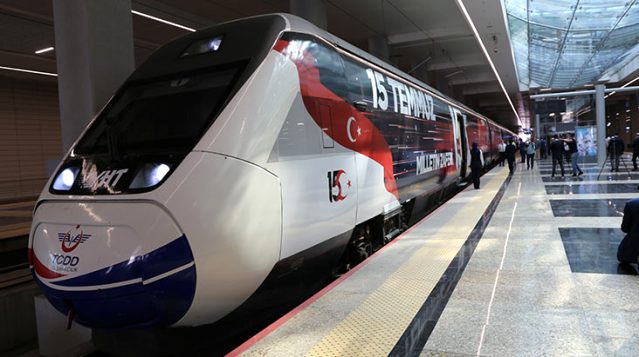 15 Temmuz Demokrasi ve Milli Birlik Treni ilk seferi için Ankara’dan İstanbul’a hareket etti