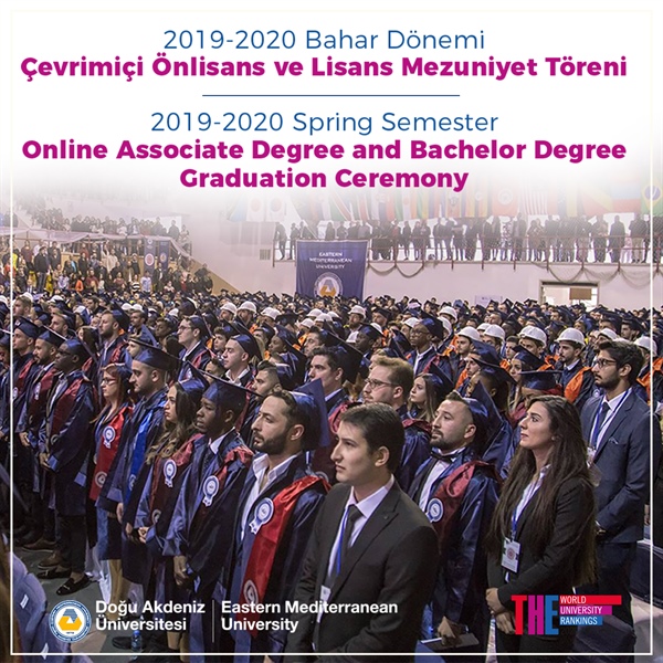 DAÜ 2019-2020 akademik yılı bahar dönemi mezuniyet töreni yapıldı