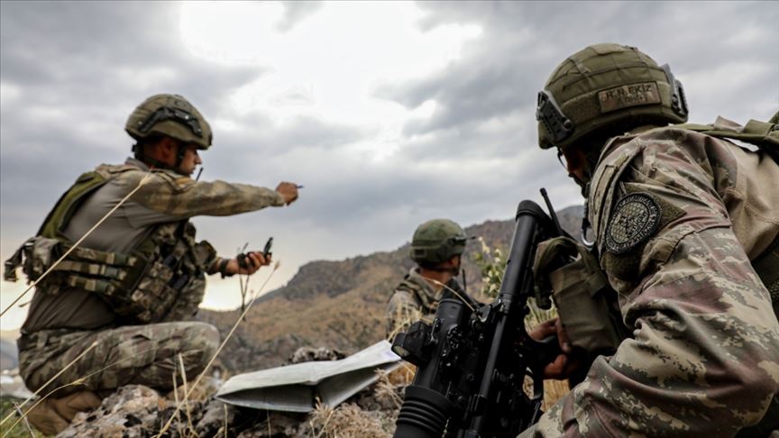 Pençe-Kaplan Operasyonu’nda 3 PKK’lı terörist etkisiz hale getirildi