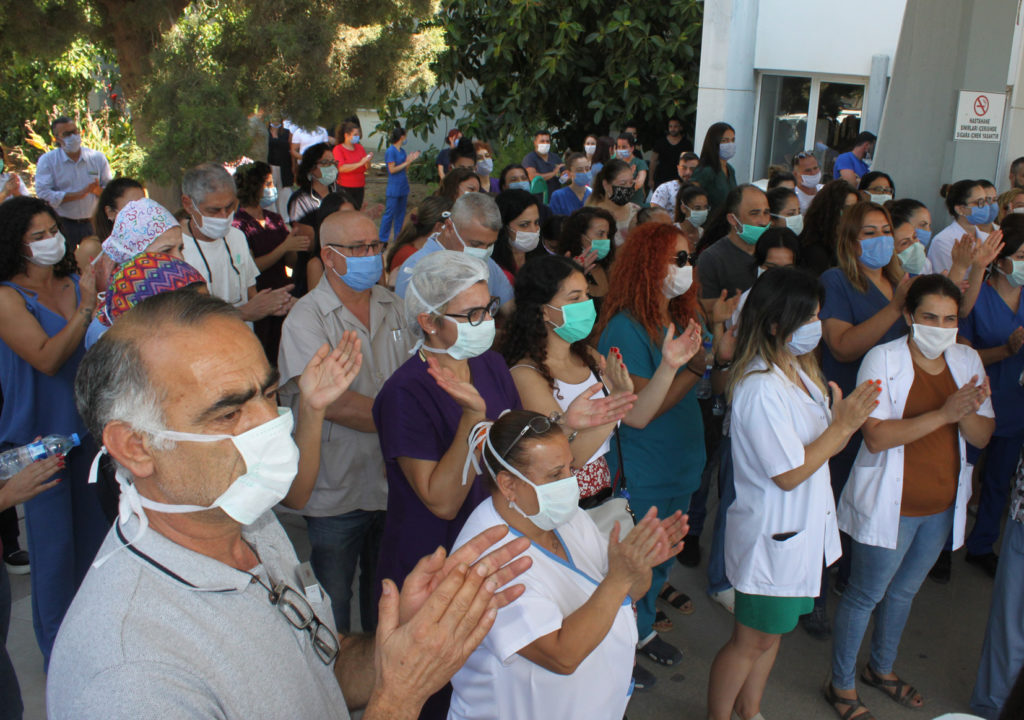Lefkoşa’da sağlık hizmetleri 3 saat durdu!