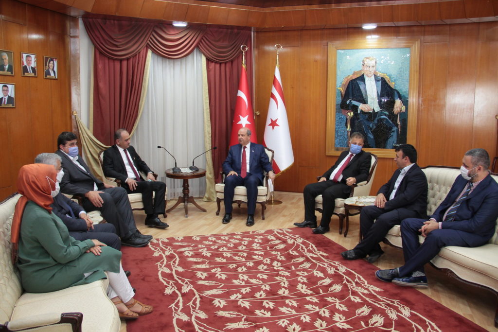 Tatar TC’den gelen sağlık bakanlığı heyetini kabul etti