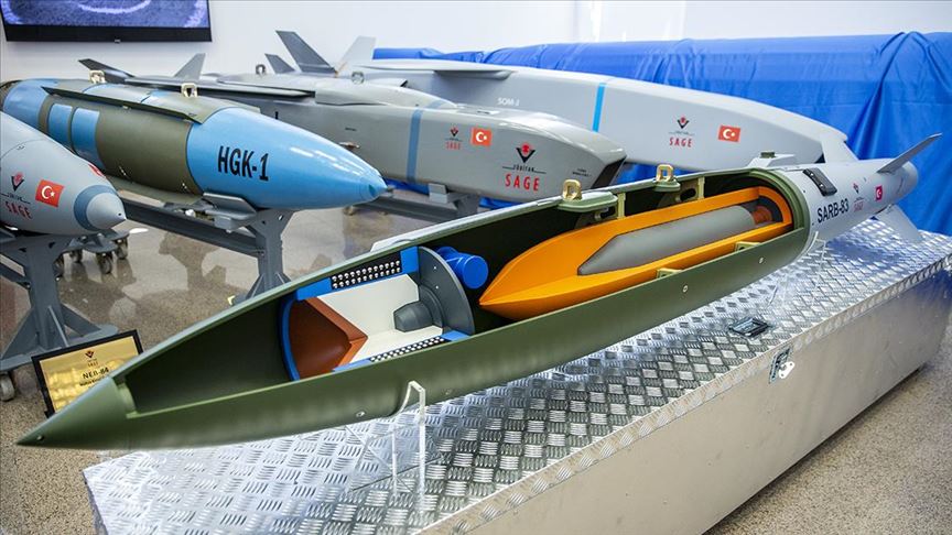 Türk uçak bombası SARB-83 göreve hazır