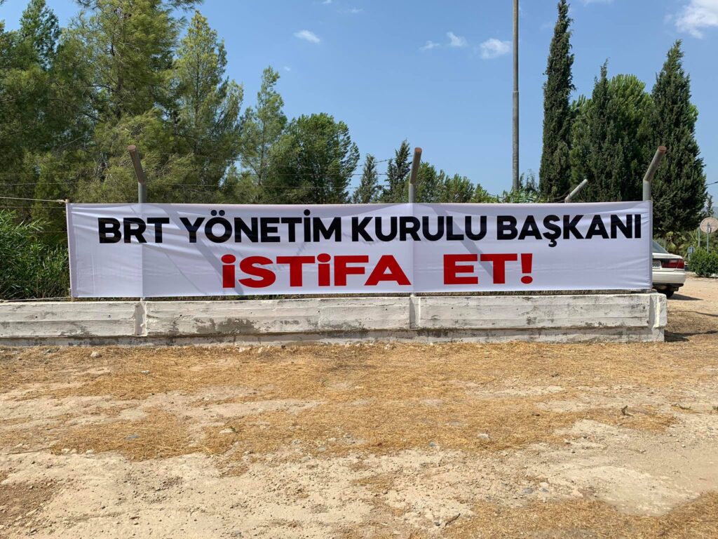 Bay-Sen BRTK’da eylem başlattı
