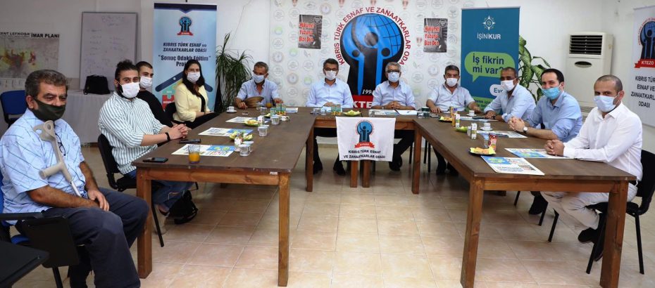 Erhüman, Kıbrıs Türk Esnaf ve Zanaatkarlar Odası’nı ziyaret etti