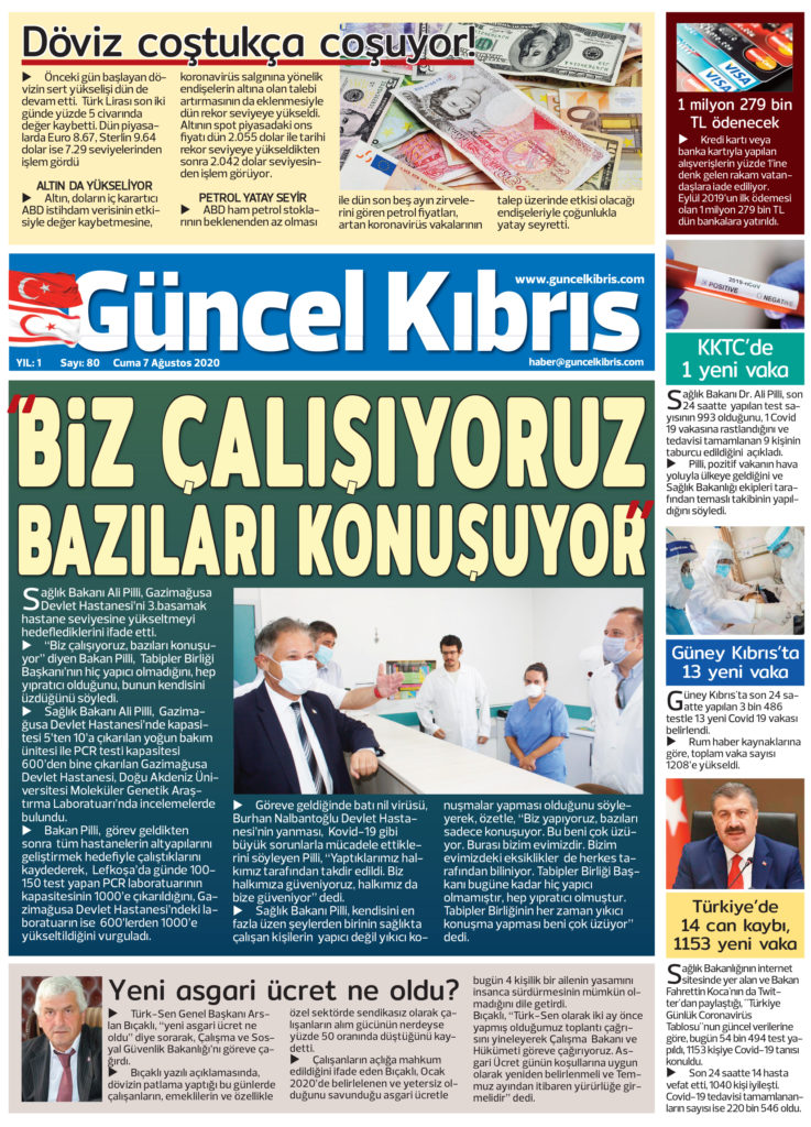 7 Ağustos Gazete Manşetleri