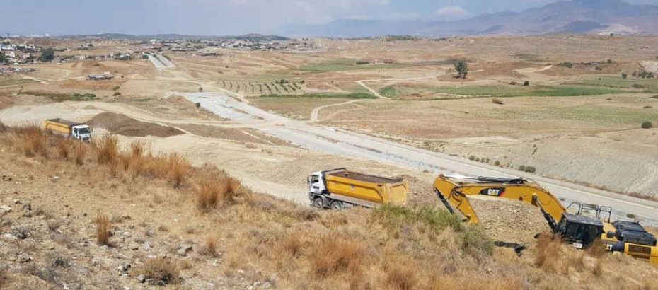 Lefkoşa Kuzey Çevre Yolunda çalışmalar yeniden başladı