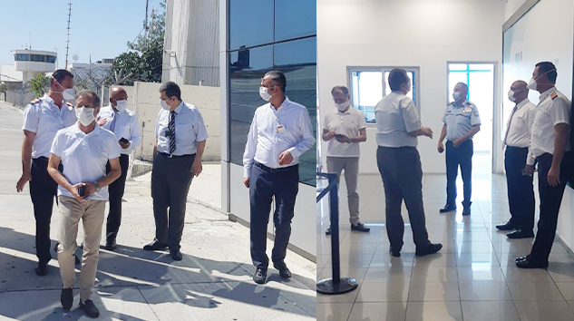 Atakan, Ercan’da incelemelerde bulundu